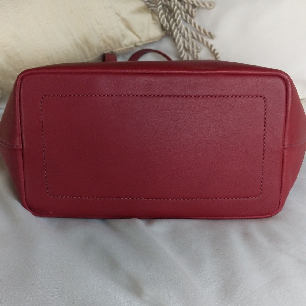 COACH Luxurious Red ♥️ Y2K Vintage Mini Tote Bag 9846 - Picture 3 of 12